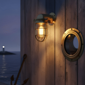 NAUTICAL SHIP MARINE NEW SOLID BRASS WALL SWAN PASSAGEWAY BULKHEAD LIGHT FIXTURE