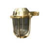Wall Mount Bulkhead Sconce Light Fixture Nautical Vintage Style Brass