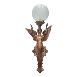 Vintage Art Nouveau Deco Mermaid Wall Sconces Fixture Lamp
