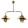 Nautical Ship Marine Solid Brass Hanging Retro Light Fixture – Twins