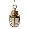 SHIP CEILING ART DECOR BRASS HANGING PENDANT LIGHT FIXTURE