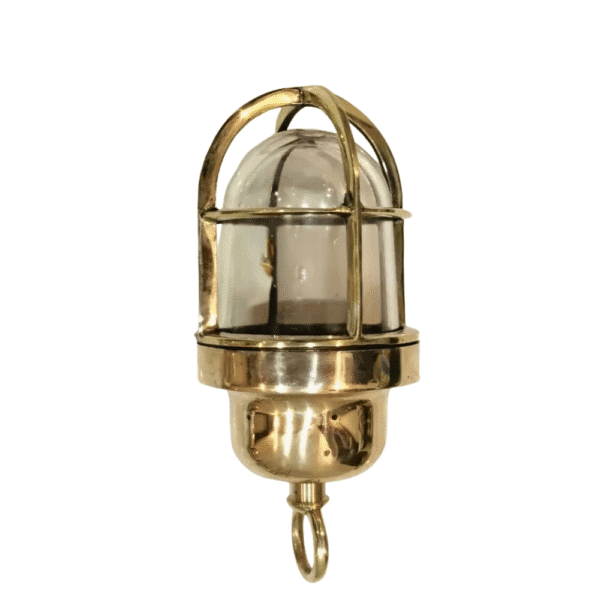 SHIP CEILING ART DECOR BRASS HANGING PENDANT LIGHT FIXTURE