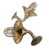 Nautical Bulkhead Light Marine Solid Brass Wall Light With Shade