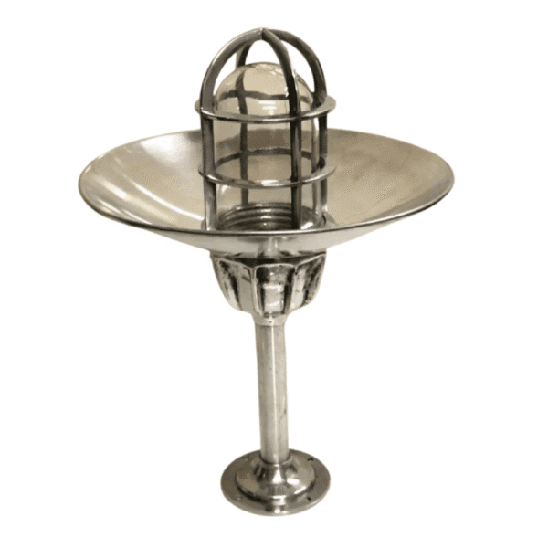 Nautical Solid Mount Bulkhead Ship Light Fixture Aluminum With Shade 2 pieces