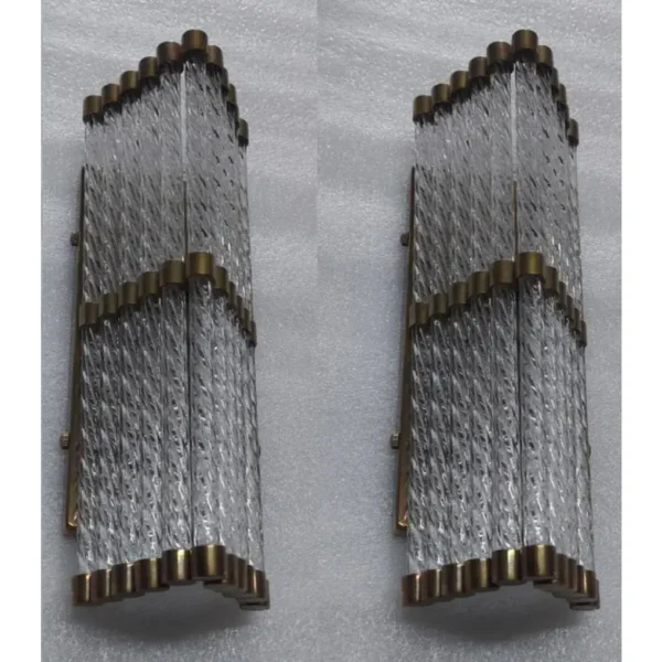 Brass Vintage Art Deco Antique Wall Sconces – a Pair