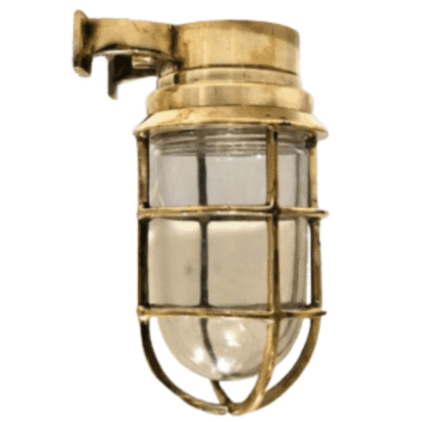 Nautical Ship Marine Solid Brass Wall Swan Passageway Bulkhead Sconce Light