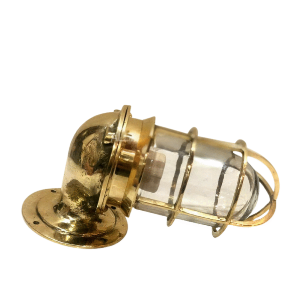 Marine Bulkhead Light Nautical Brass Vintage Antique Solid Wall Decor