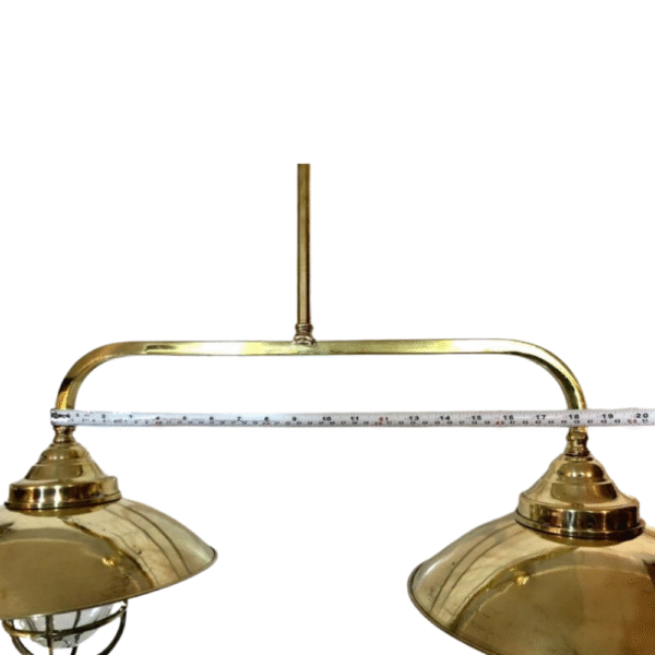 Nautical Ship Marine Solid Brass Hanging Retro Light Fixture – Twins