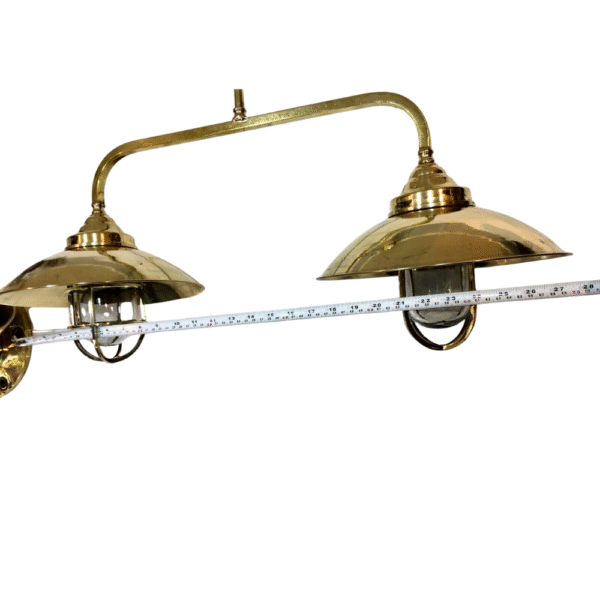 Nautical Ship Marine Solid Brass Hanging Retro Light Fixture – Twins