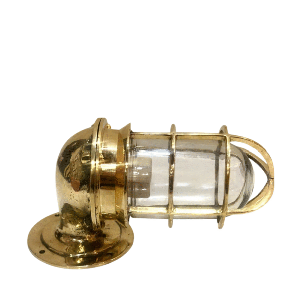 Marine Bulkhead Light Nautical Brass Vintage Antique Solid Wall Decor