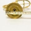 Nautical Maritime Brass Angled Wall Passageway Light Fixture With Shade