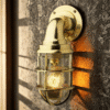 Nautical Vintage Ship Brass Marine Bulkhead Wall Light