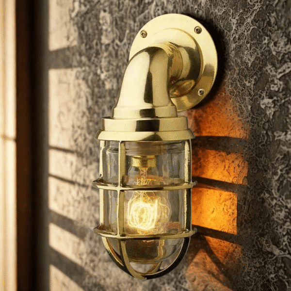 Nautical Vintage Ship Brass Marine Bulkhead Wall Light