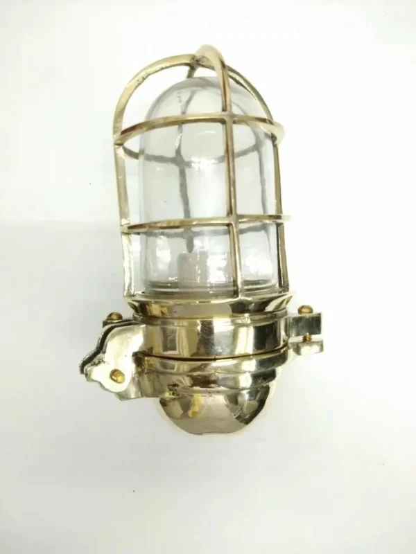 Nautical Ship Marine Japanese Brass Wall Swan Passageway Bulkhead Light