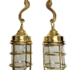 Nautical American Bulkhead Ceiling Hanging Brass Light