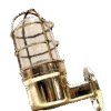 Antique Nautical Brass Bulkhead Wall Lights – Vintage Passageway Ship