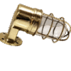 Antique Nautical Brass Bulkhead Wall Lights – Vintage Passageway Ship