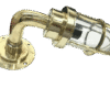 Nautical Antique Brass Bulkhead Wall Sconce Passageway Industrial Ship Light