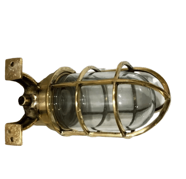 Nautical Ship Marine Solid Brass Wall Swan Passageway Bulkhead Sconce Light