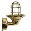 Nautical Solid Brass Outdoor Exterior Wall Light Fixture With Junction Box