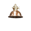 NAUTICAL MARINE ANTIQUE FIXTURE COPPER & BRASS CEILING LIGHT SHIP CARGO LIGHT