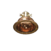 NAUTICAL MARINE ANTIQUE FIXTURE COPPER & BRASS CEILING LIGHT SHIP CARGO LIGHT
