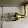 Nautical Solid Brass Bulkhead Wall Sconce Light Fixture Indoor & Outdoor Marine