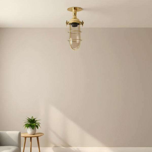 Nautical Home Lamp Solid Brass Wall Bulkhead / Ceiling Decor Light