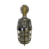 Antique Industrial Style Swan Neck Aluminum & Brass Wall Sconce Light Fixture 2 pieces