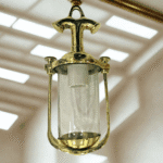 Nautical Vintage Style Hanging Bulkhead Brass Ship Passageway Light