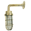 NAUTICAL VINTAGE STYLE BULKHEAD WALL MOUNT BRASS LIGHT COPPER SHADE