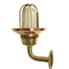 Nautical Marine Bulkhead Brass Wall Passageway Ship Light & Copper Shade