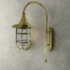 Nautical Maritime Wall Bulkhead Light Fixture Sconce Brass