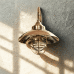Nautical Goose Neck Ship Solid Brass Wall Light Marine Antique Sconce
