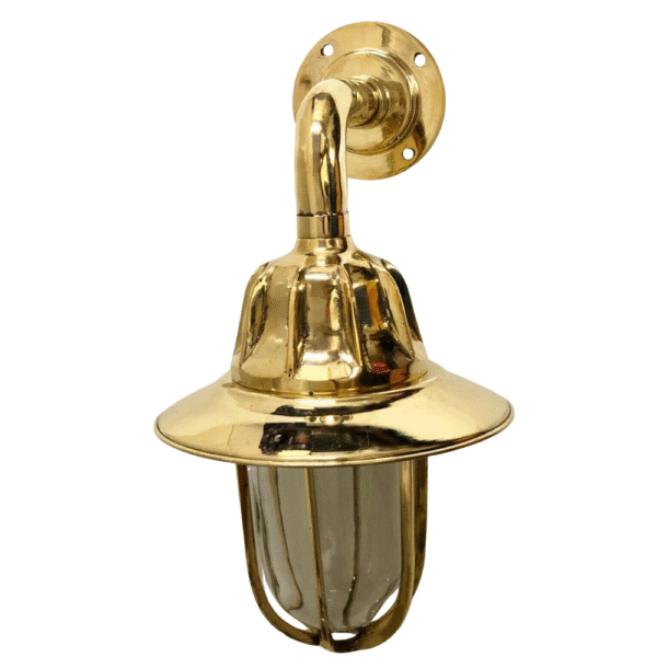 Antique Lamp Style New Bulkhead Brass Wall Passageway Ship Nautical Light