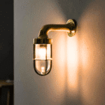 Nautical Vintage Style Alleyway Bulkhead Wall Brass Light