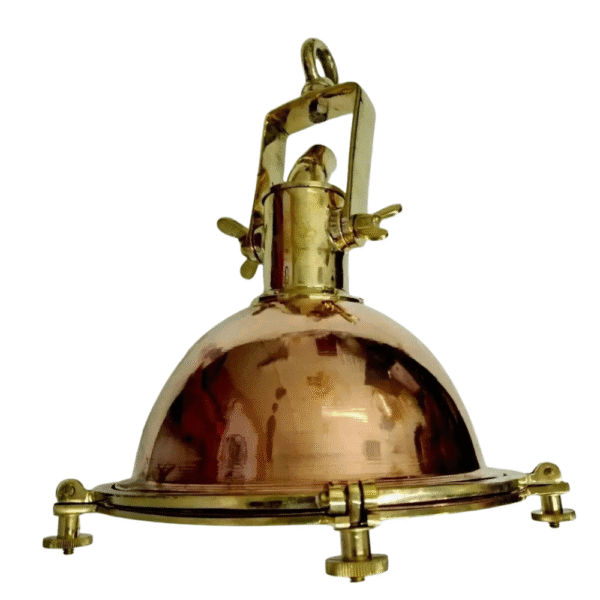 Spot Cargo Pendent Nautical Vintage Style Copper & Brass Hanging Light