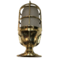 Nautical Antique Solid Brass Bulkhead Light with Frosted Glass Marine Wall Mount