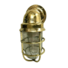 Nautical Style Brass Wall Sconce Bulkhead Light with Aluminum Shade 2 pieces