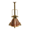 Nautical Marine Copper And Brass Ship Hanging Cargo Pendant Spot Light
