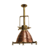 Nautical Marine Copper And Brass Ship Hanging Cargo Pendant Spot Light