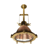 Nautical Marine Copper And Brass Ship Hanging Cargo Pendant Spot Light