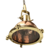 Nautical Marine Copper & Brass Ship Hanging Cargo Pendant Spot Light