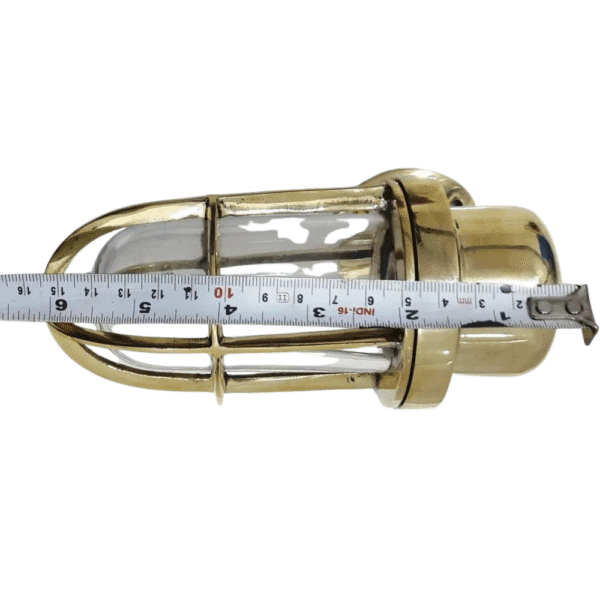Nautical Marine Brass Ship Wall Sconce Passageway Bulkhead Light