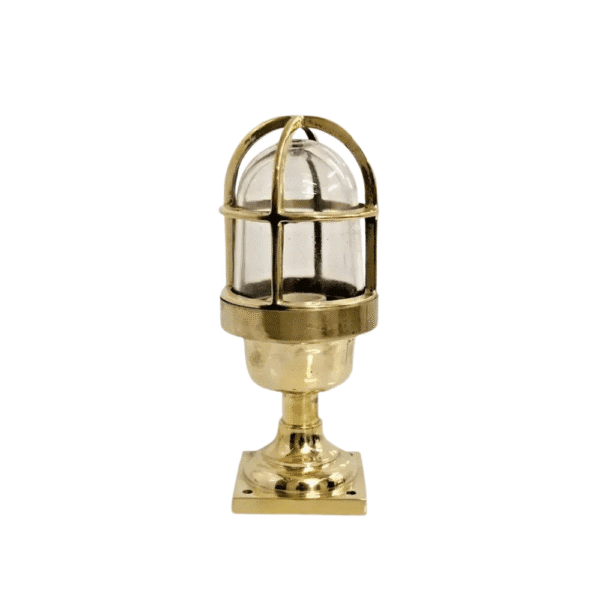 Maritime Post Mounted Brass Bulkhead Ceiling Nautical Light
