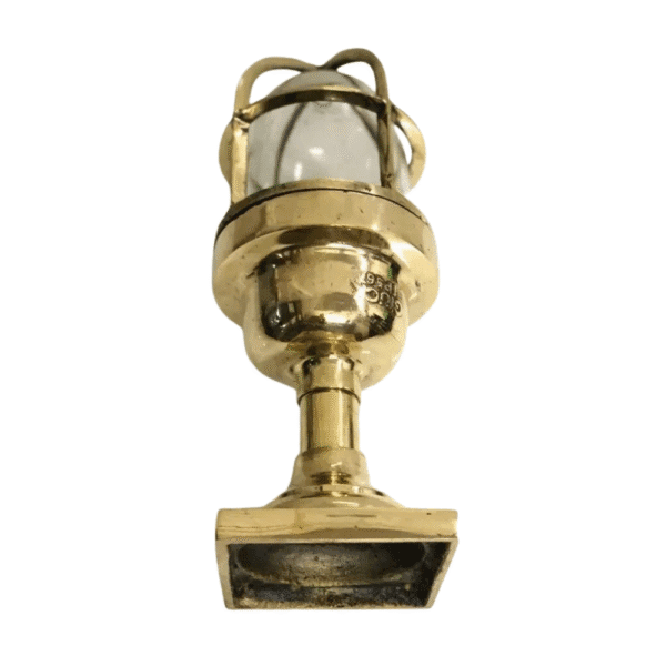 Maritime Post Mounted Brass Bulkhead Ceiling Nautical Light
