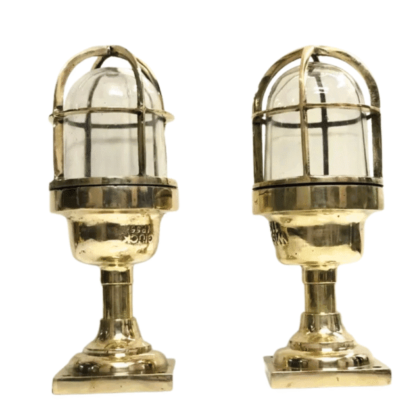 Maritime Post Mounted Brass Bulkhead Ceiling Nautical Light