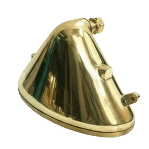 Marine Brass Hallway Exterior Wall Mount Light Triangle Fixture Nautical