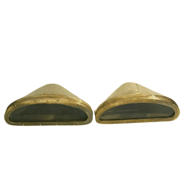 Marine Brass Hallway Exterior Wall Mount Light Triangle Fixture Nautical
