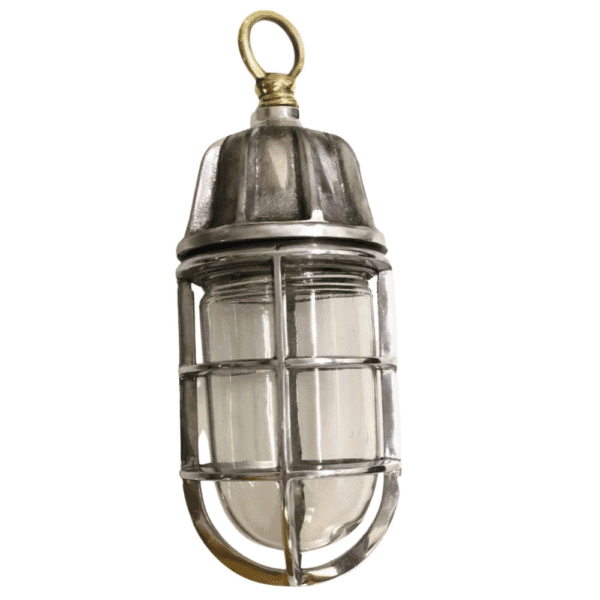 Nautical Vintage Style Bulkhead Pair Aluminum Hanging Light